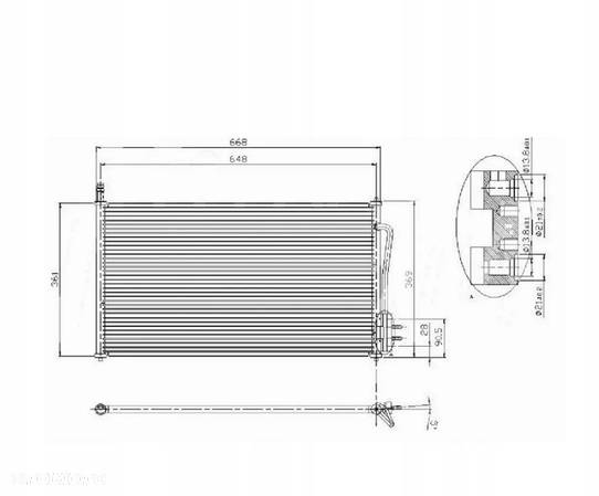 FORD FOCUS 1998 - 04 CHŁODNICA KLIMATYZACJI - 1