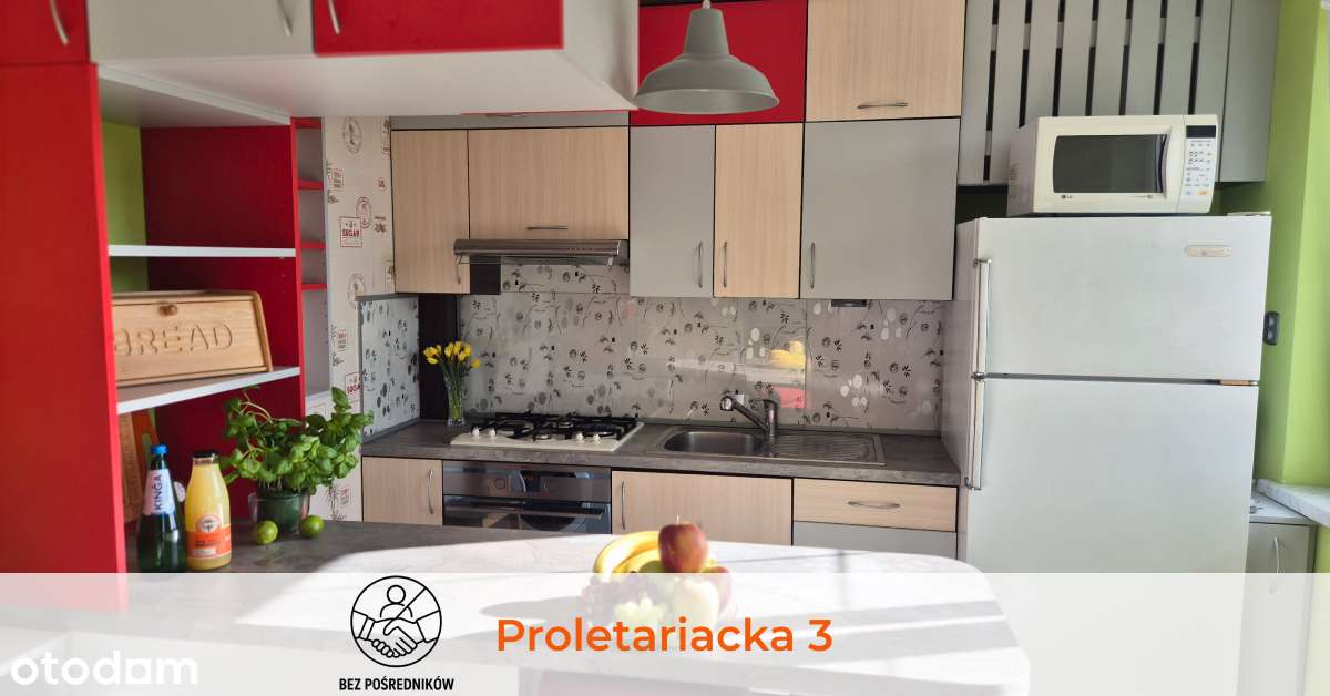 Centrum*kawalerka 35,33m2, Proletariacka, 3 piętro, balkon, piwnica. - Pełny obrazek: 4/13