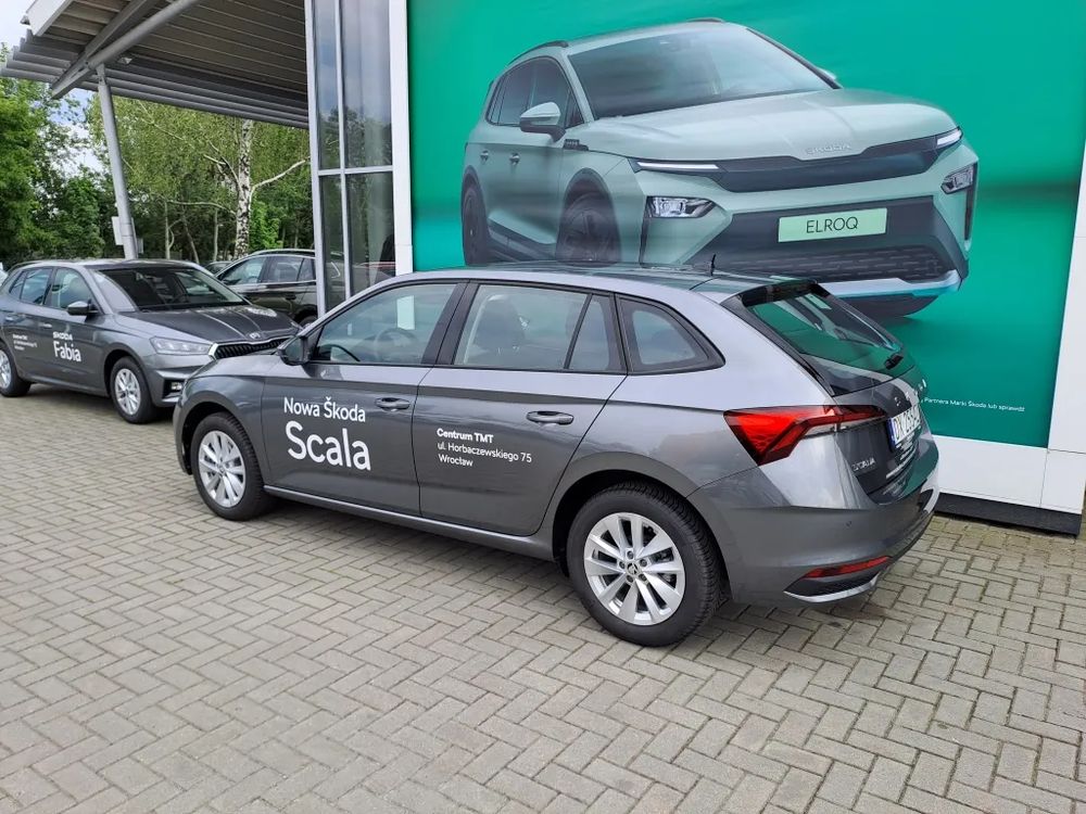 SKODA SCALA 1.0 TSI 115KM SELECTION, opony wielosezonowe, dostępna od ręki