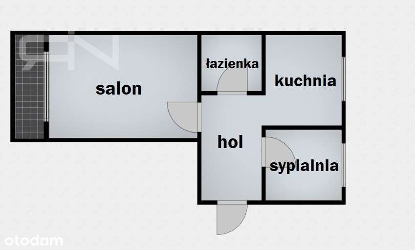 2pok z oddzielną kuchnią | po remoncie | Zaspa-1