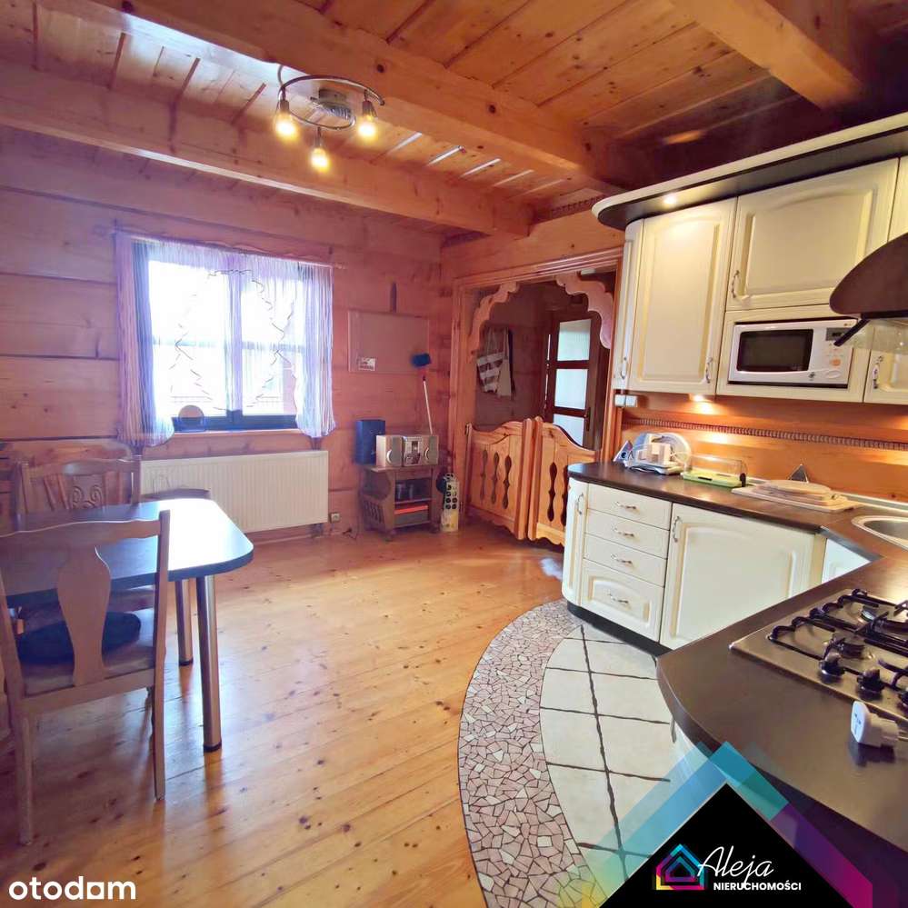 Drewniany dom z osobnym garażem blisko Częstochowy - Pełny obrazek: 5/15