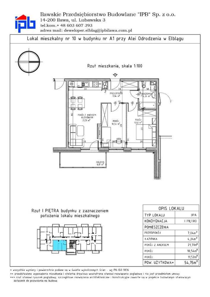Kaskada Park | Mieszkanie 10 - Pełny obrazek: 2/7