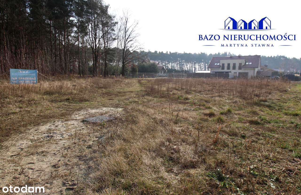 Piękna działka budowlana pod lasem w Starym Luboszu-8