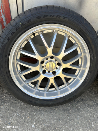 Set jante aliaj AUDI Q7 cu cauciucuri noi-nouțe allseason 285/40R20 Goodyear - 3