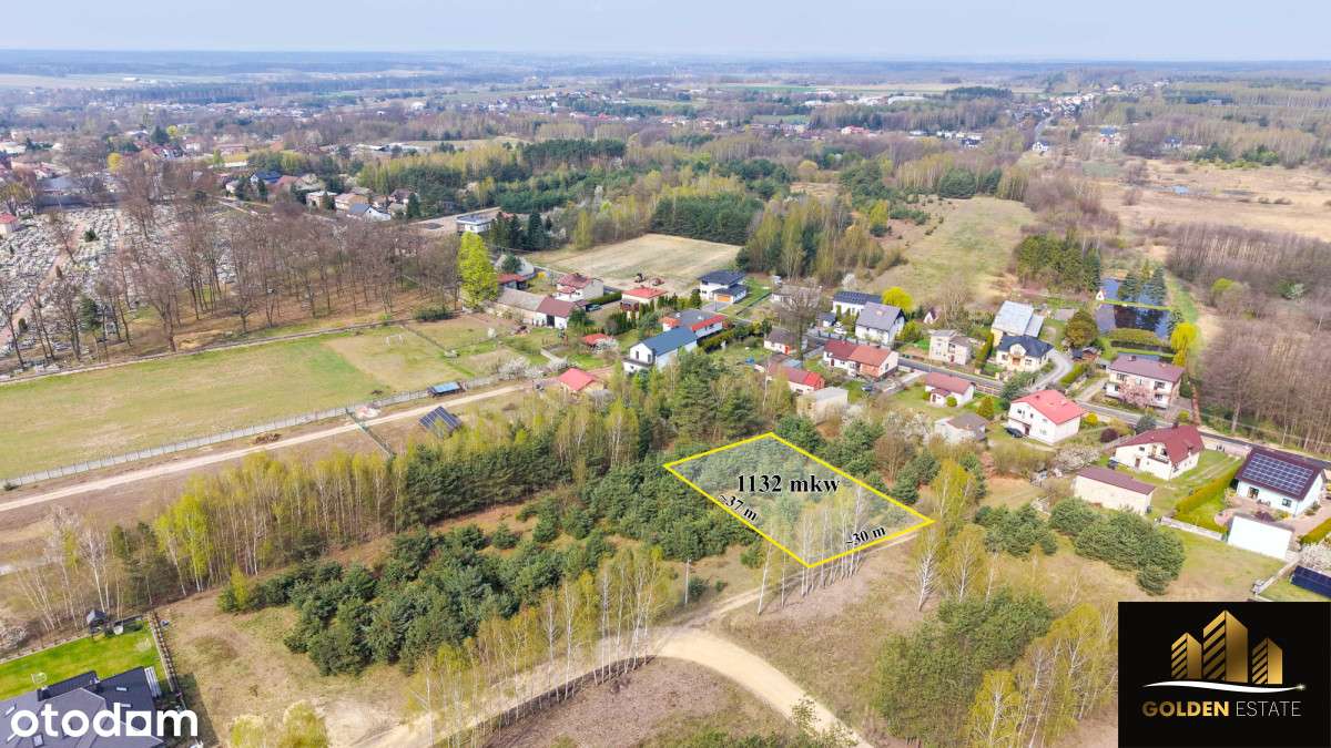 Działka w cichej okolicy – 1132 m²