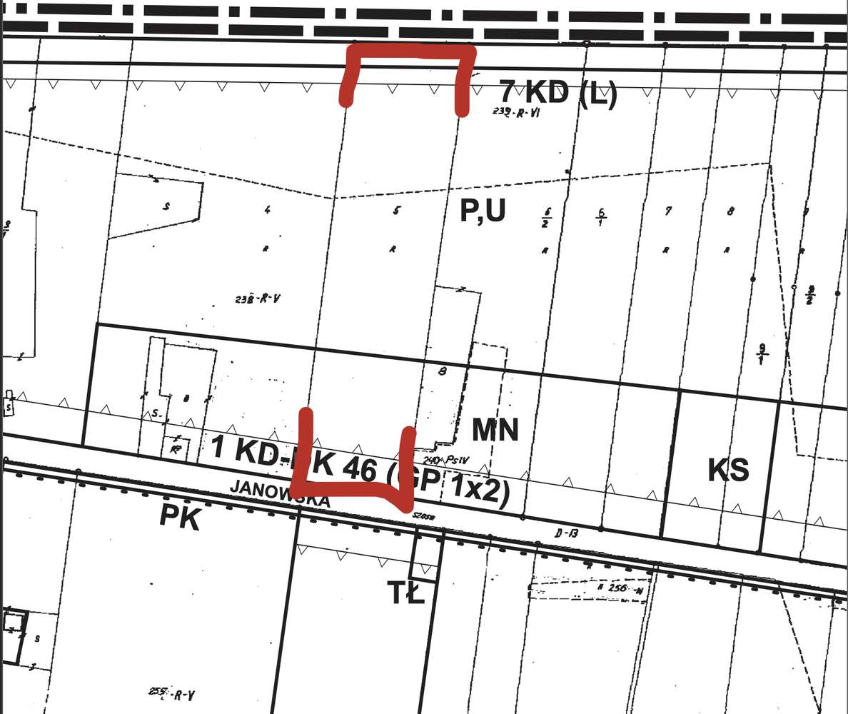 Działka inwestycyjna przy DK46 Zrębice 1.6 h budowlano-usługowa