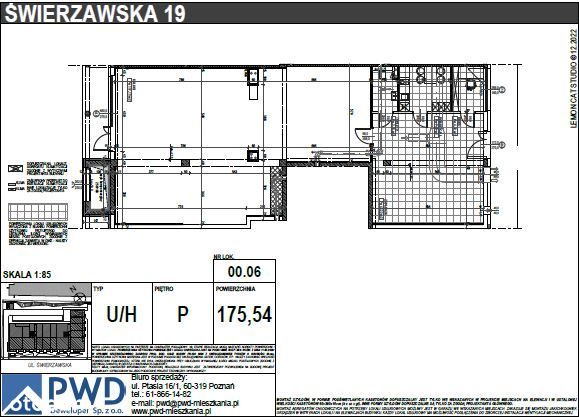 Świerzawska 19, lokal usługowy, pow. 175,54 m2