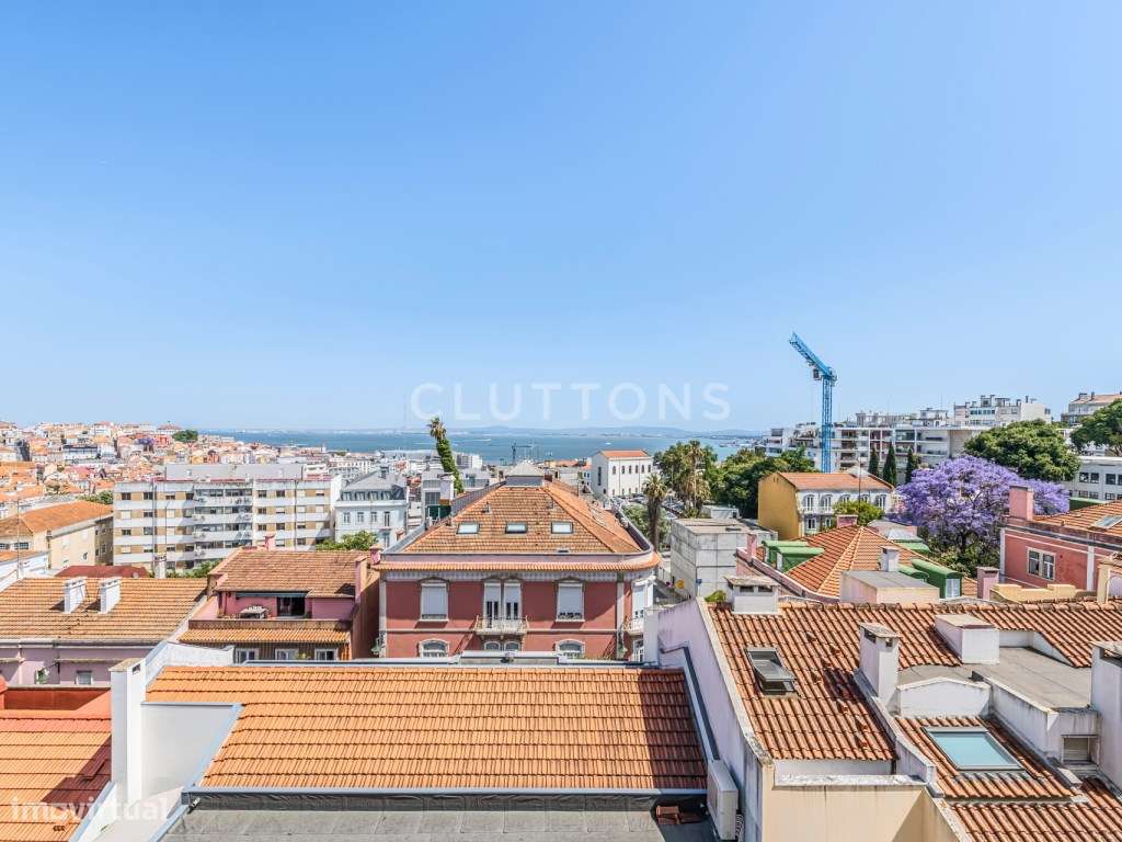 T4 exclusivo na Estrela-Lapa, viver com o Tejo ao fundo, Terraços e...-11