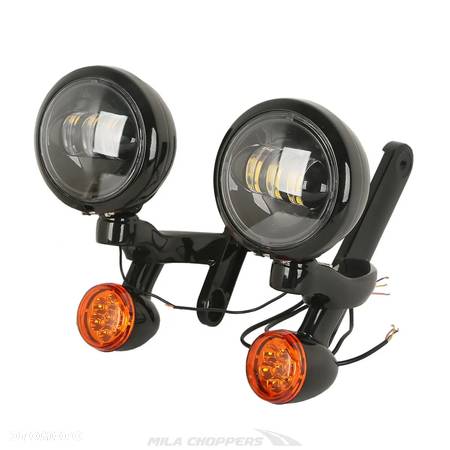 Lightbar lampa przednia + kierunkowskazy LED Harley Touring 08-23 - 1