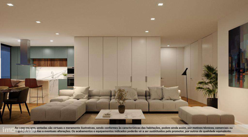 T1 Novo com varanda(10,36m2) e 1 a 2 lugares de garagem(18,79m2)-13