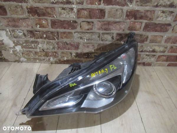 LAMPA PRZÓD LEWA SOCZEWKA OPEL ASTRA J LIFT 2012/2015 ROK UK USZKODZONA - 1