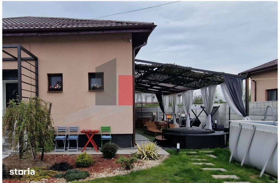 Vindem casa moderna cu piscina si zona de fitness --Mihailesti - Imagine principală: 4/8