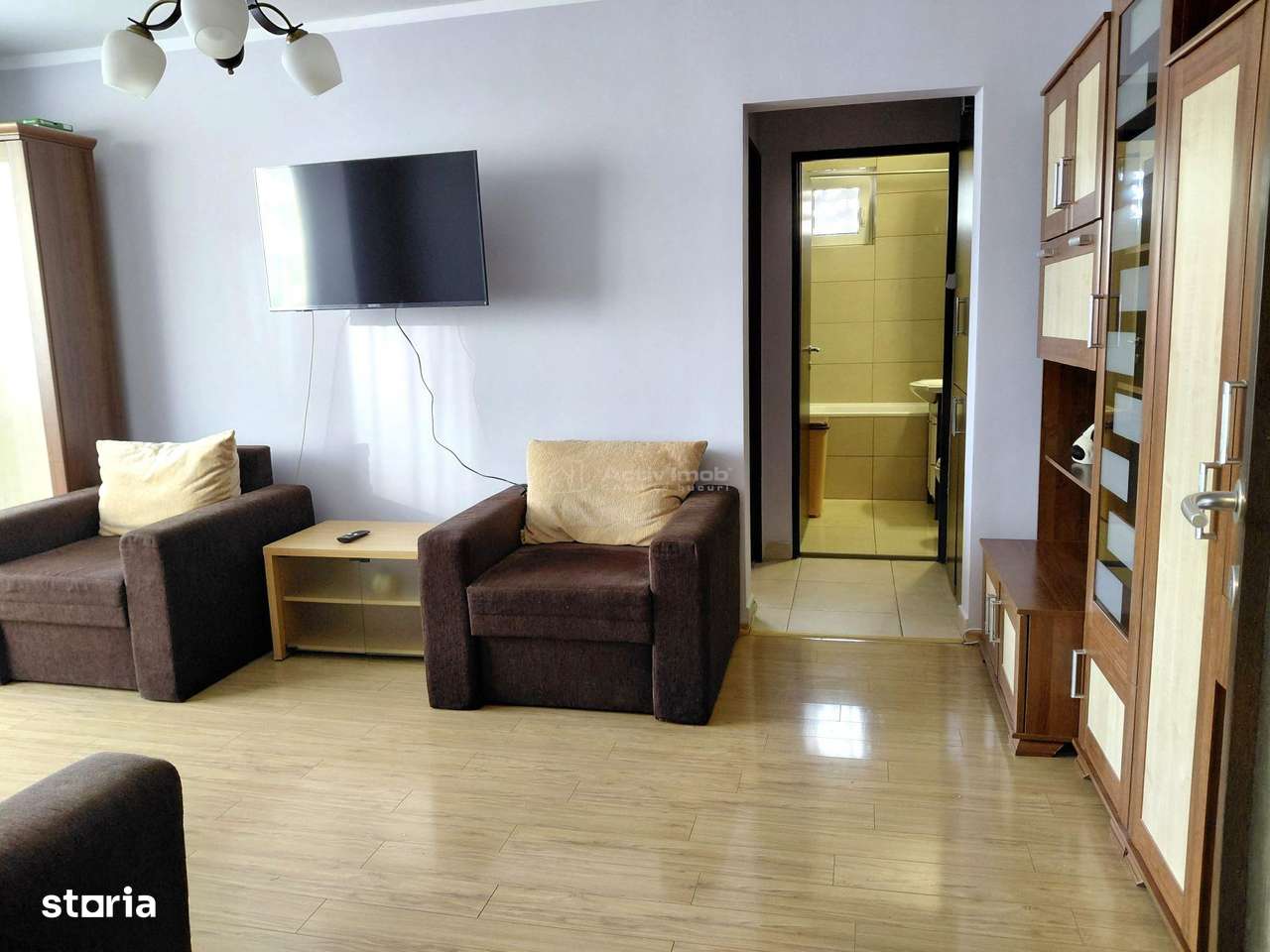 Chirie Ap 2 Camere mobilat utilat Zona Universitatii De Nord - Imagine principală: 3/9