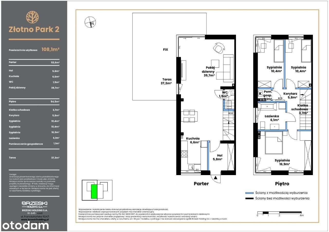 Złotno Park II dom nr 2 - Pełny obrazek: 2/8