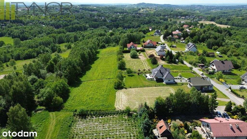 Rzeszotary centrum g. Świątniki Górne działka budowlana 74 ar widokowa-5