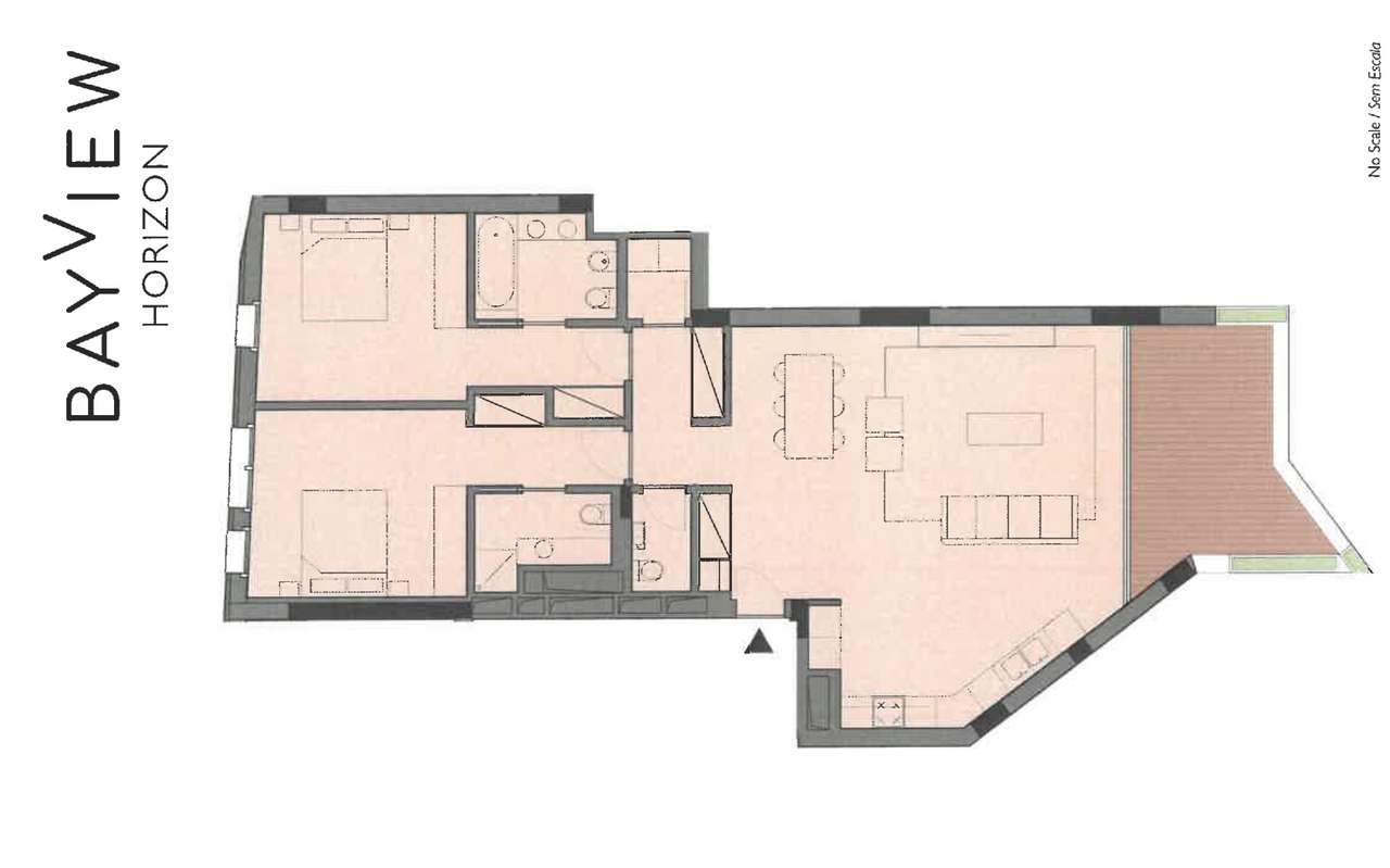 Apartamento T2 na Urb. Bayview, Cascais.-44