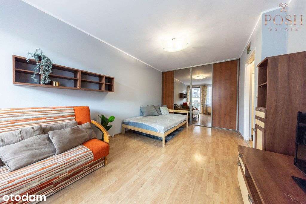 kawalerka | rozkład | balkon | opcja 2 pokoi-6
