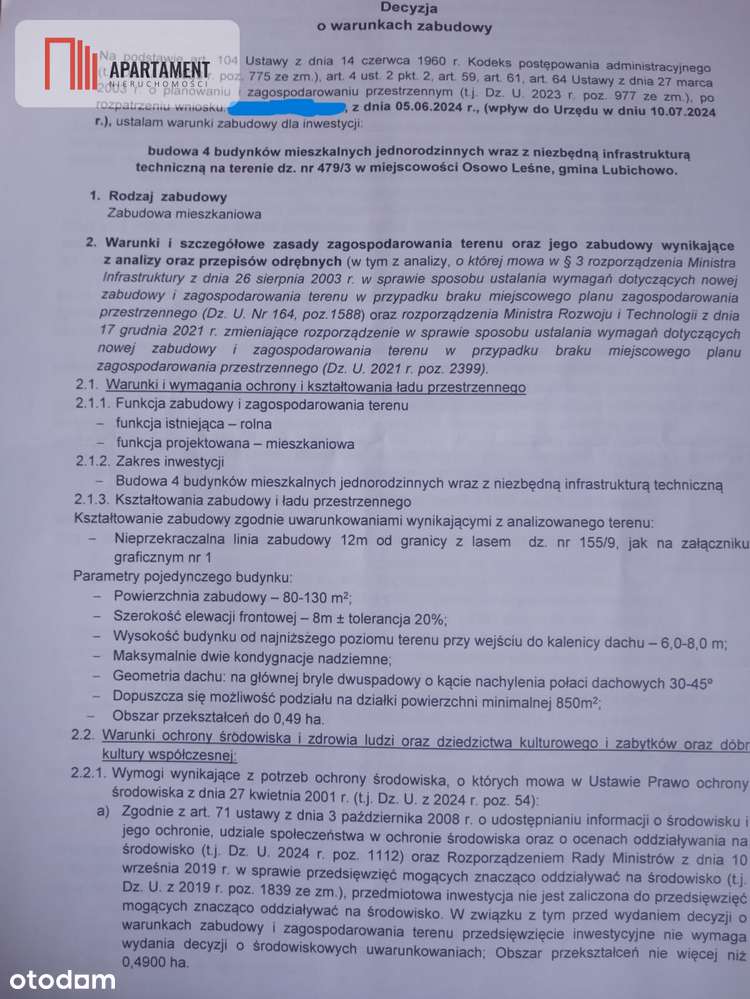 Działki w Osowie Leśnym - Pełny obrazek: 4/11