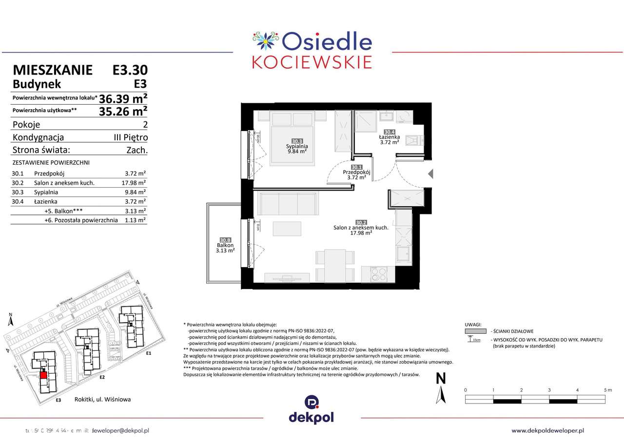 2-pokojowe mieszkanie 35m2 Bez Prowizji - Pełny obrazek: 2/7