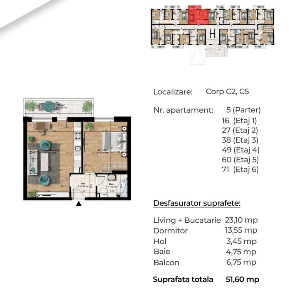 Apartament 2 cam la 6 min Metrou Berceni cu encalzire in pardoseala