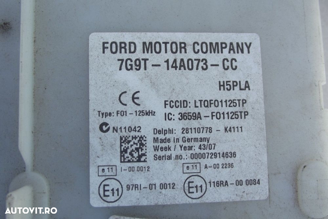 Panou sigurante Ford S Max modul bsm Mondeo mk4 panou sigurante dezmembrez s max - 3