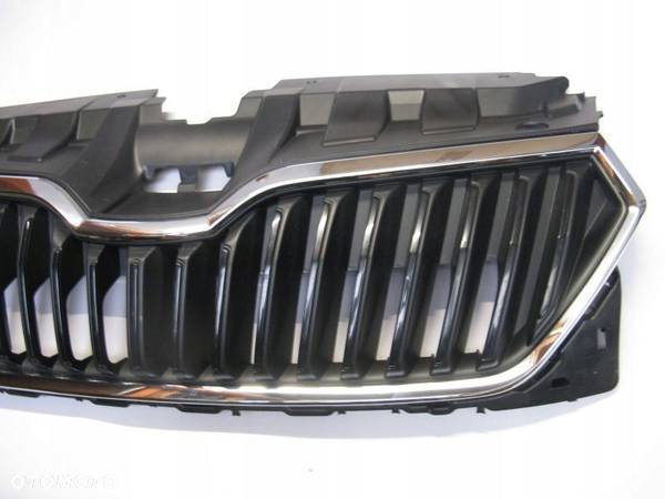 ATRAPA GRILL SKODA FABIA III LIFT CHROM 6V0853653C - 4