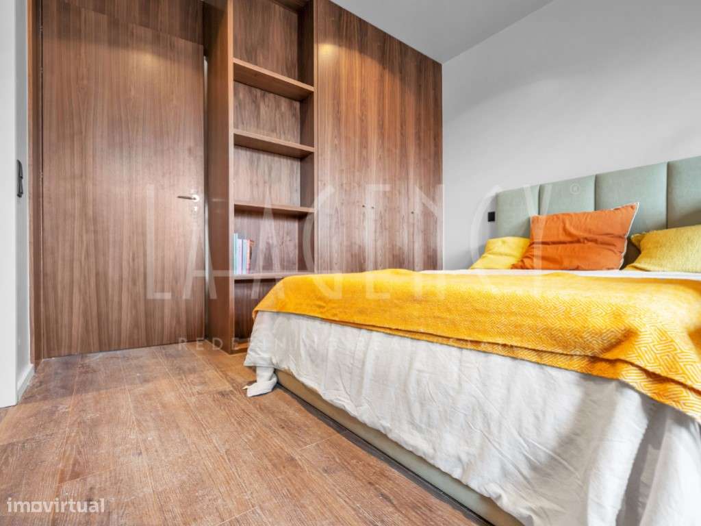 Estúdio T0 Totalmente Equipado e Mobilado-7