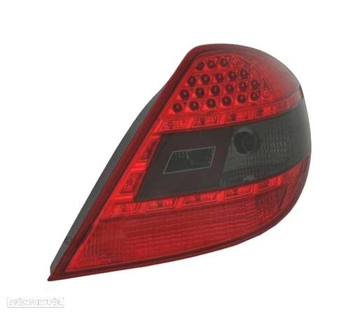 FAROLINS TRASEIRO LED PARA MERCEDES SLK R171 04-11 VERMELHO ESCURECIDO - 2