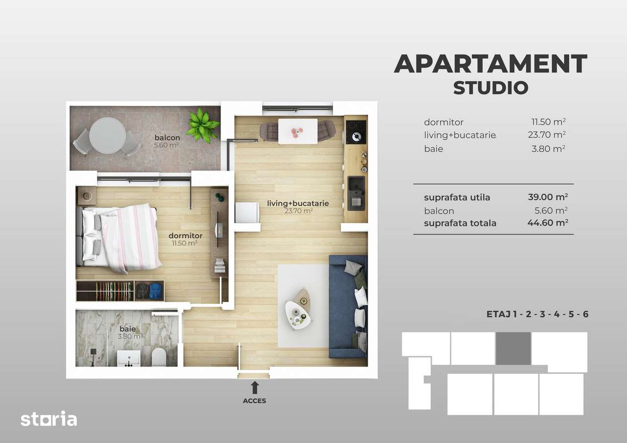 Apartament nou, compartimentare moderna - Postalionului, Comision 0% - Imagine principală: 4/25