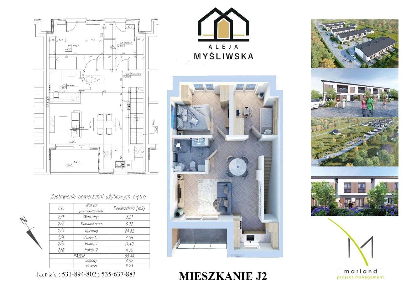 3 pokoje|szybki odbiór|parking| KUP W PROMOCYJNEJ CENIE! - Pełny obrazek: 2/14