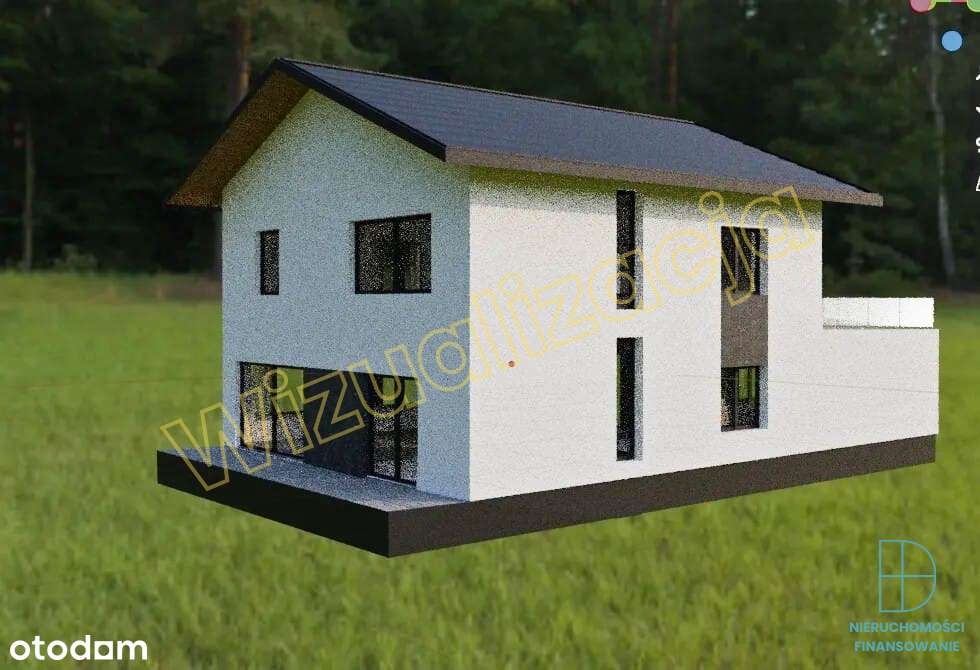 Dom w budowie na dużej działce 4761 m² – Jurków Drugi-6