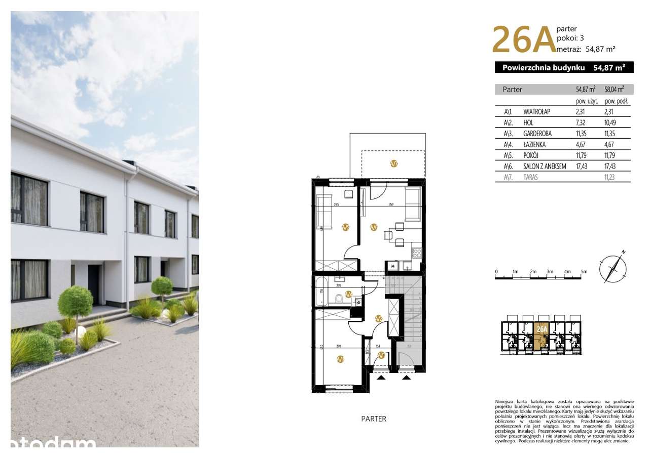 3-pokojowe mieszkanie z ogródkiem Matysówka-4