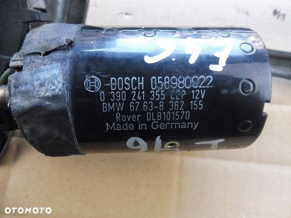 BMW E46 MECHANIZM SILNICZEK WYCIERACZEK KOMPLET PRZÓD PRZEDNI ORYGINAŁ 3397020450 EUROPA - 5