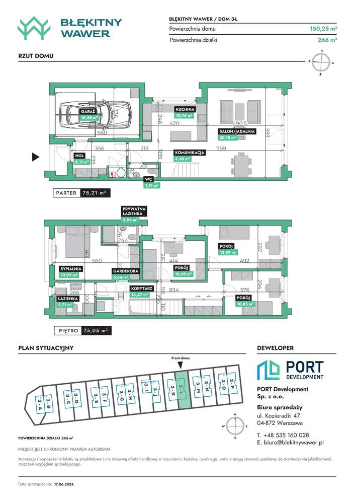 Błękitny Wawer | 3 etap | dom 3_L/REZERWACJA - Pełny obrazek: 2/7