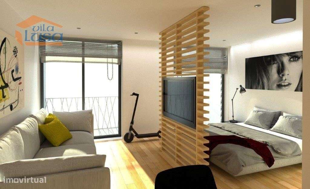 Apartamento T0 C/ Terraço 39.10m2 em Empreendimento de Referência, ... - Grande imagem: 5/8