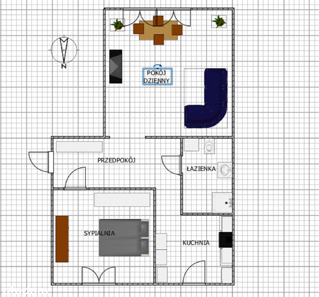 Jasne i wygodne, nowocześnie urządzone,  2 pokoje + piwnica-6