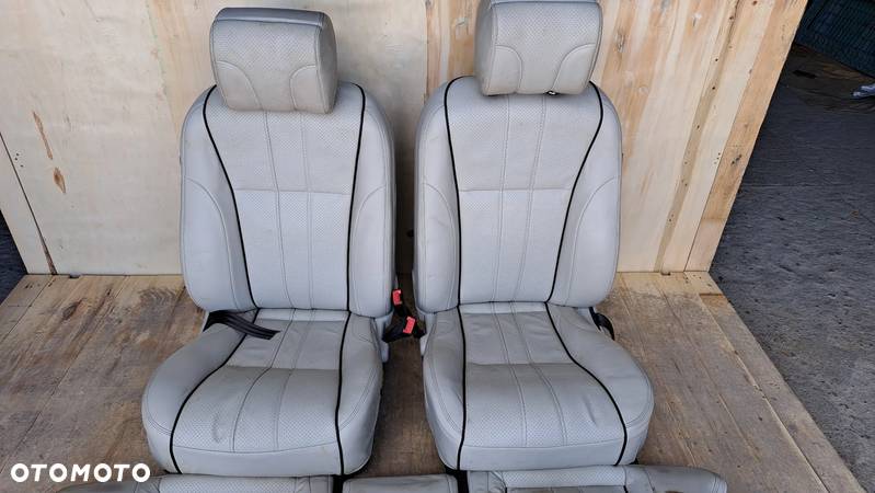 Jaguar XJ X351 fotele kanapa środek fotel monitory - 4