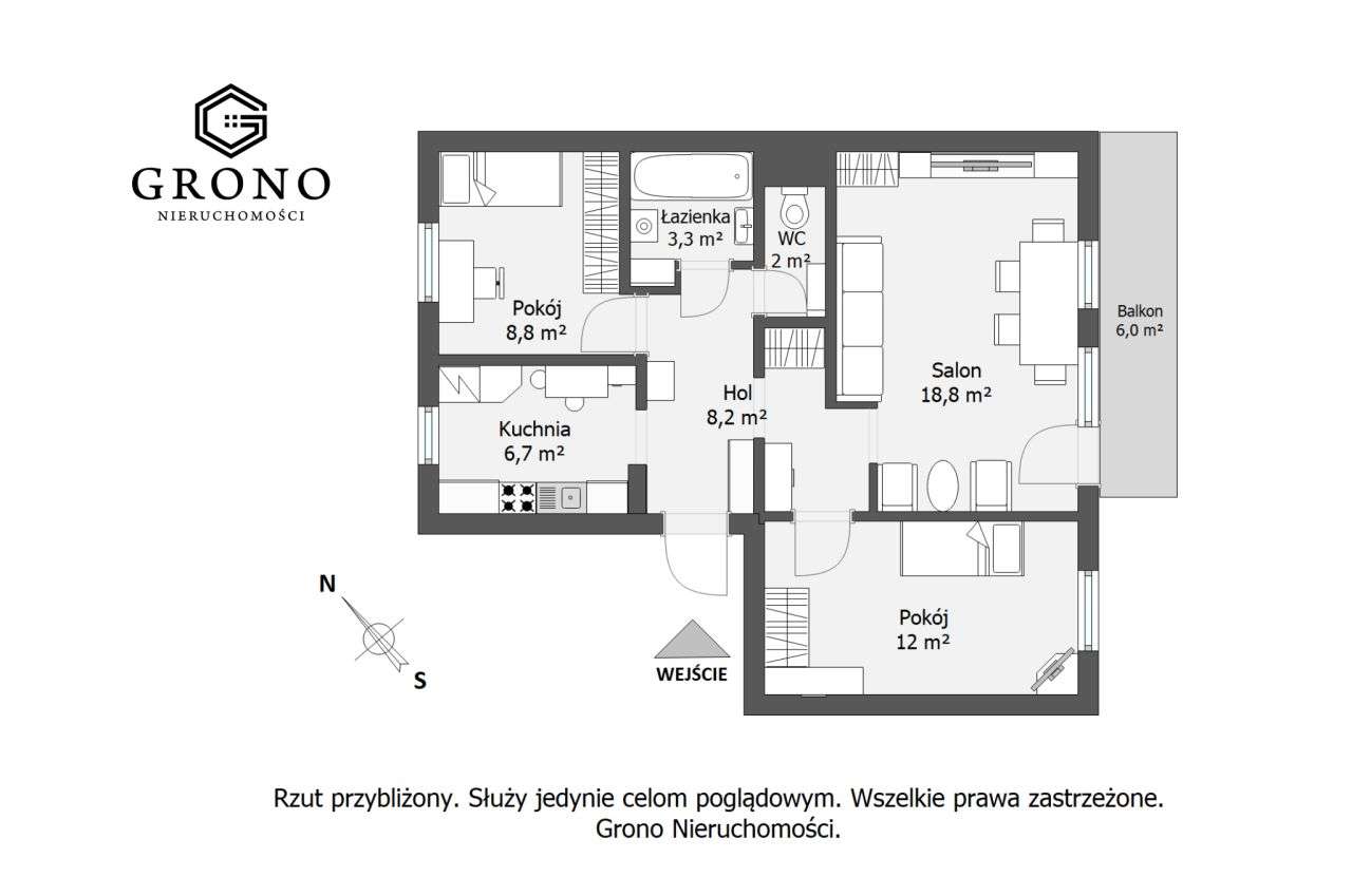 Przestrzeń, spokój i wygoda – 3 pokoje z potencjał-11