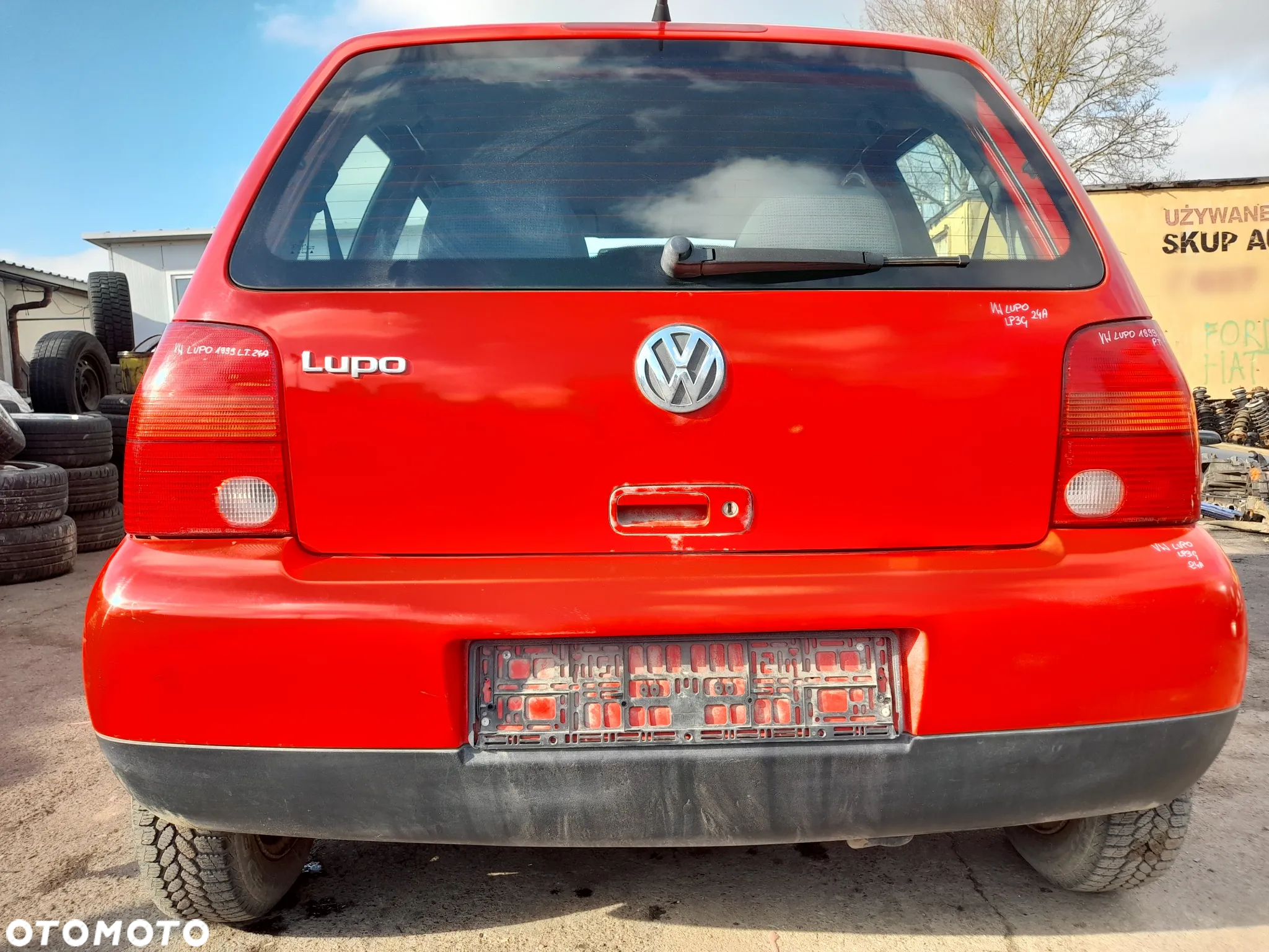 VW LUPO KLAPA BAGAŻNIKA - 12