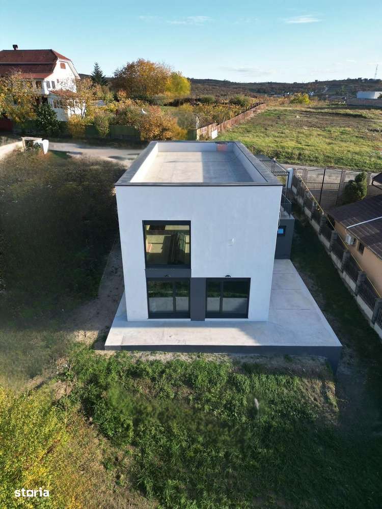 Vilă nouă design mediteranean, proiect deosebit și panoramă- 299.000 E-4