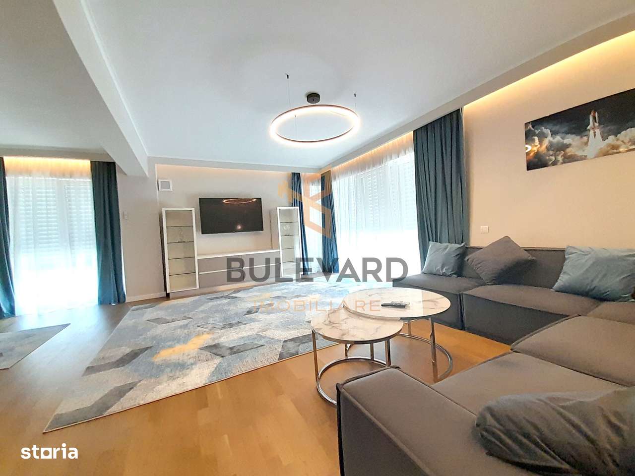 Penthouse de lux 150 mp utili + 200 mp terasa + 2 parcari subterane - Imagine principală: 4/17