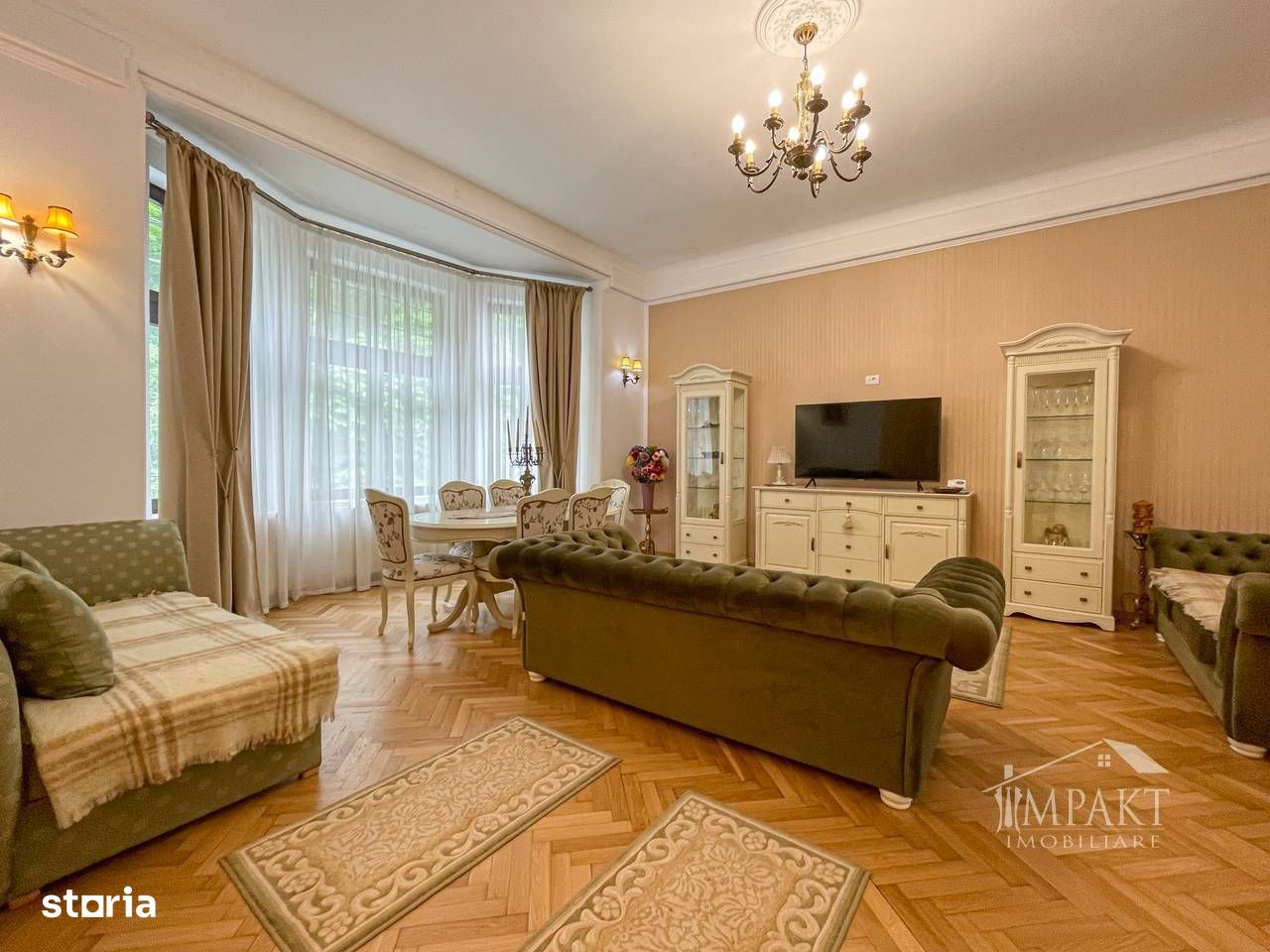 Apartament fascinant cu 3 camere si gradina in inima orasului!