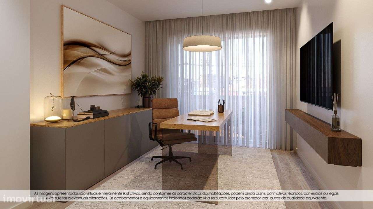 Apartamento T2 NOVO - Praça das Flores, Antas-13