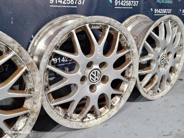 Jantes usadas VW BORA 16 BBS RS 771 5X100 BIPARTIDAS ORIGINAIS GOLF III GTI - 7