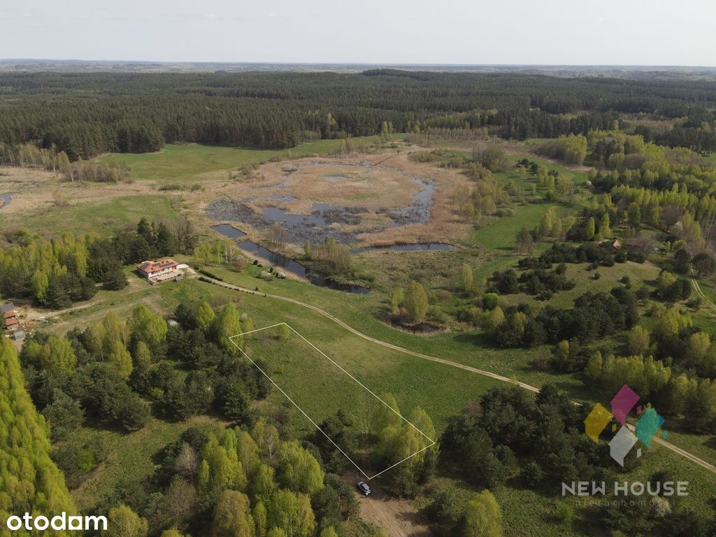 Działka z widokiem na rozlewisko, możliwość budowy