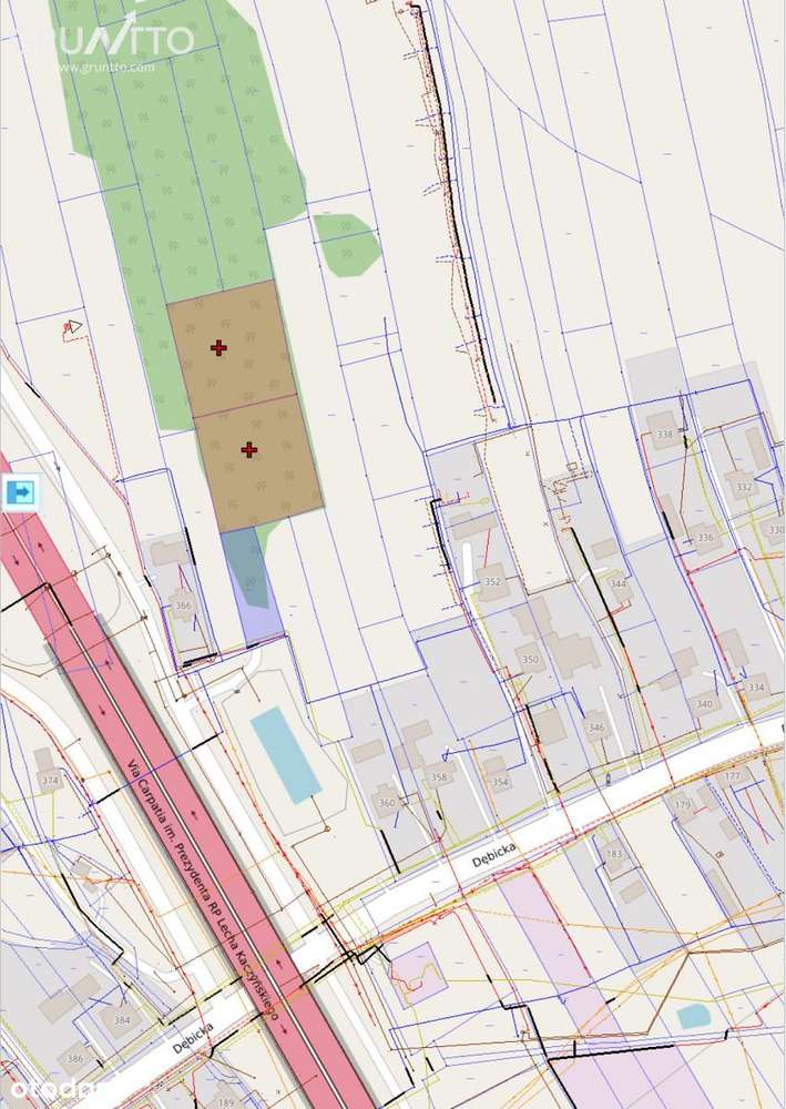 Działka 42 a w Rzeszowie, okolice ul. Dębickiej-2