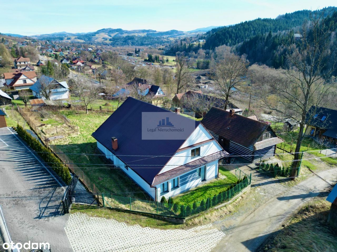 Dwa domy z widokiem na góry w Rabce-Zdroju