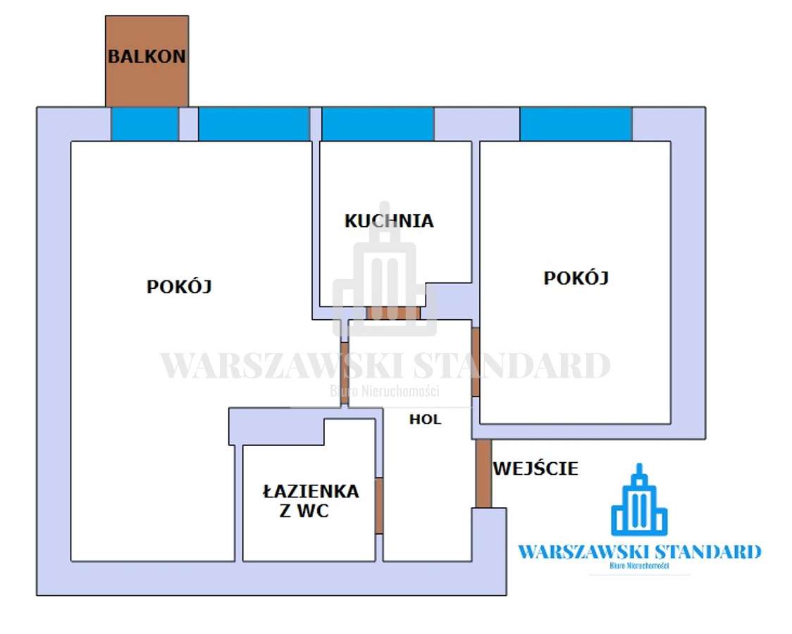 Wygodne dwupokojowe mieszkanie z balkonem na zielonym osiedlu – pohled 2