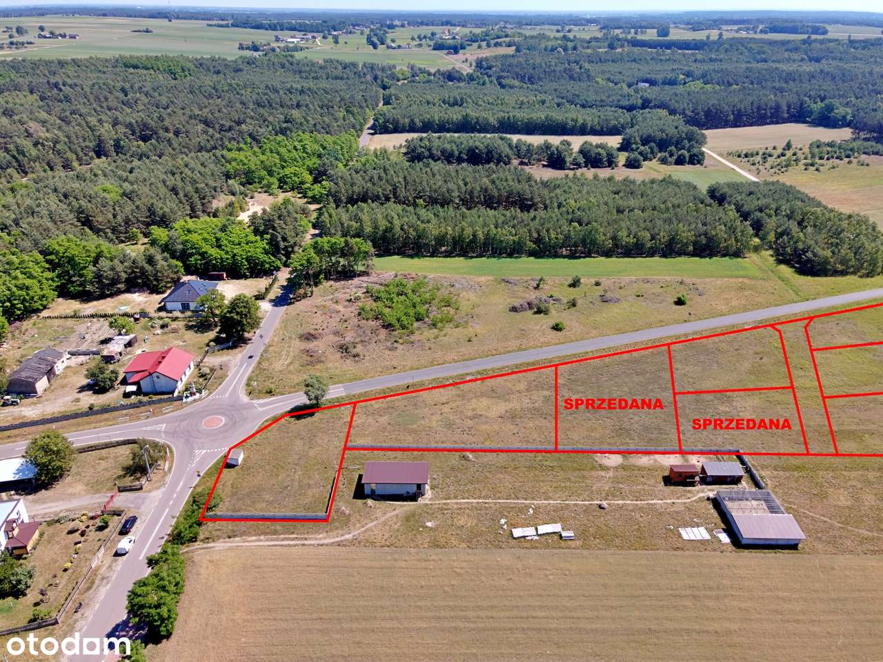 Działki budowlane – Madalin, gm. Lisków - Pełny obrazek: 5/12