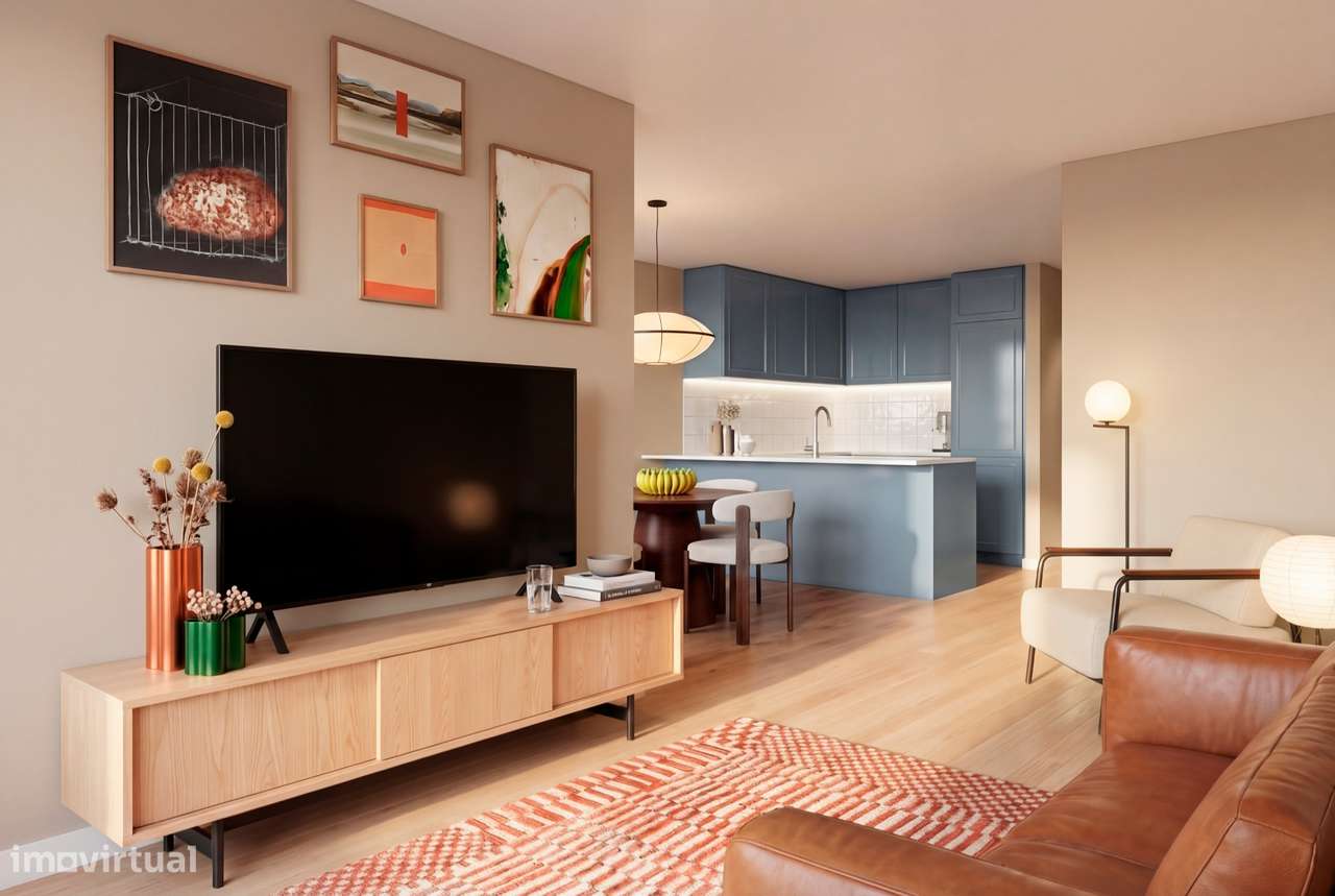 Vista rio e dois pisos para viver Lisboa | T2 Duplex em Sta. Apolónia-0